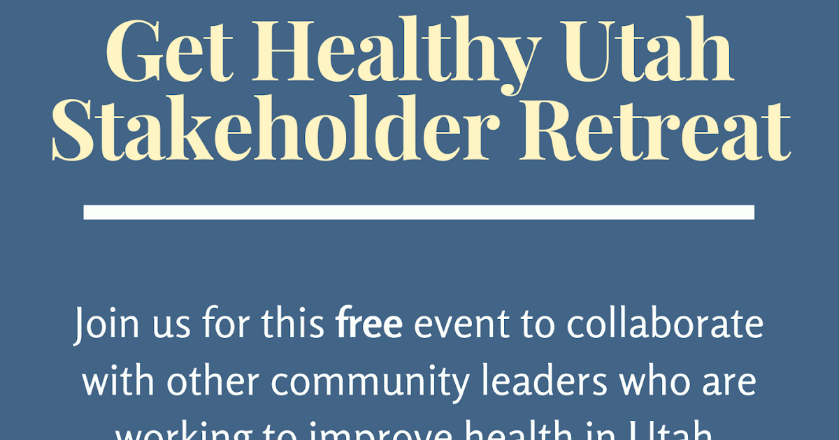 Utah Office of Health Disparities 6th Annual Get Healthy Utah