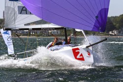 J/70 sailing fast downwind