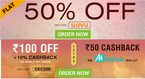 50% Off on all orders of  300+ (new users) + 10% Cashback Via Trinkets On Mobile App. 