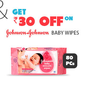 & Get Rs 30 Off On Johnsons Baby Skincare Wipes