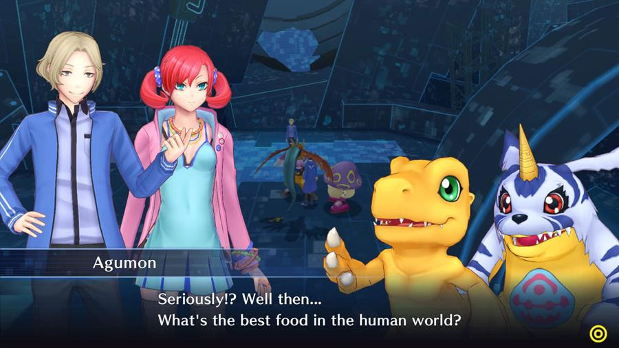 Chitose, Nokia, Agumon & Gabumon