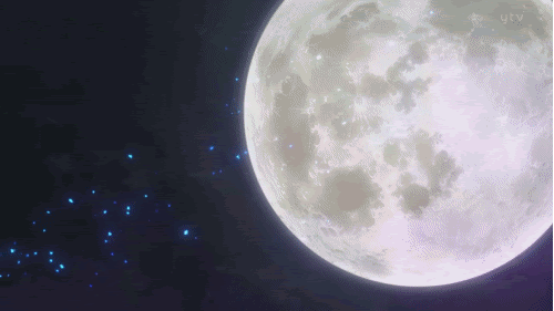 GIF showing full moon