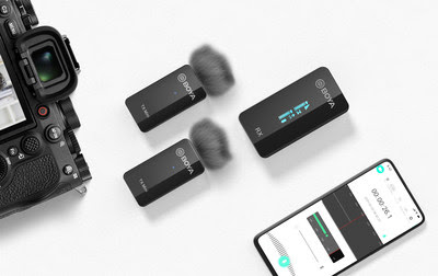 BOYA BY-XM6 Mini 2.4GHz Wireless Microphone System BOYA BY-XM6 Mini 2.4GHz Wireless Microphone System