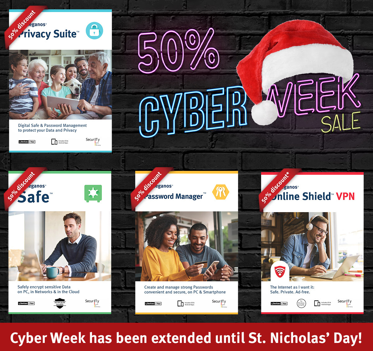 Any Steganos Products - Last Cyber Week