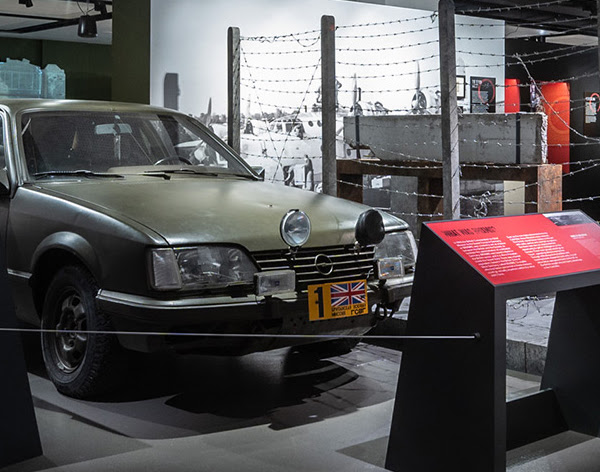 Opel car in the Foe to Friend exhibition
