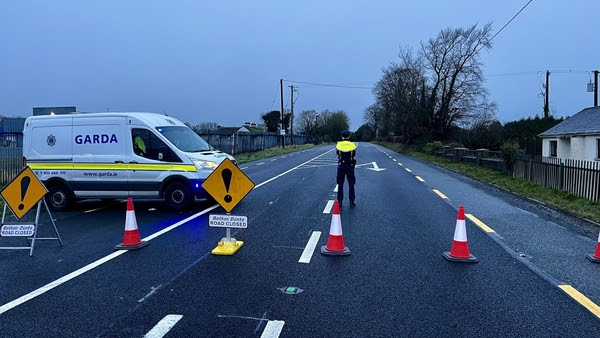 The collision occurred on the Enfield to Kilcock road