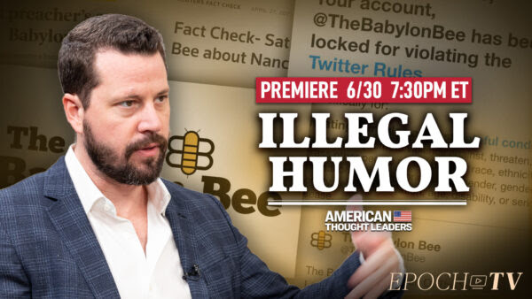 [PREMIERING 7:30PM ET] Babylon Bee CEO Seth Dillon: Satire and Reality Are Becoming Indistinguishable