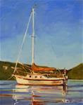 "The Annie Belle"  commission, marine oil painting by Robin Weiss - Posted on Sunday, December 7, 2014 by Robin Weiss