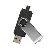 32GB OTG Swivel Double Plugs USB Flash Dr...