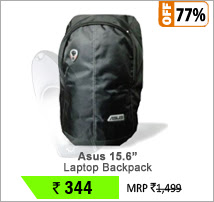 Asus 15.6 inches Laptop Backpack (Black)