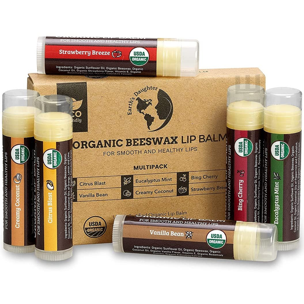 Image of USDA Organic Lip Balm 6-Pack