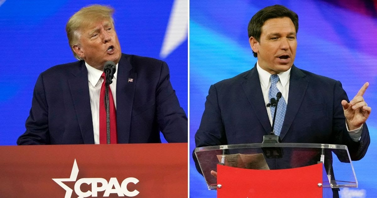 Trump and DeSantis Go Toe-to-Toe in CPAC Straw Poll That Ends in a Blowout