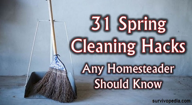 31 Spring Cleaning Hacks Any Homesteader Should Know