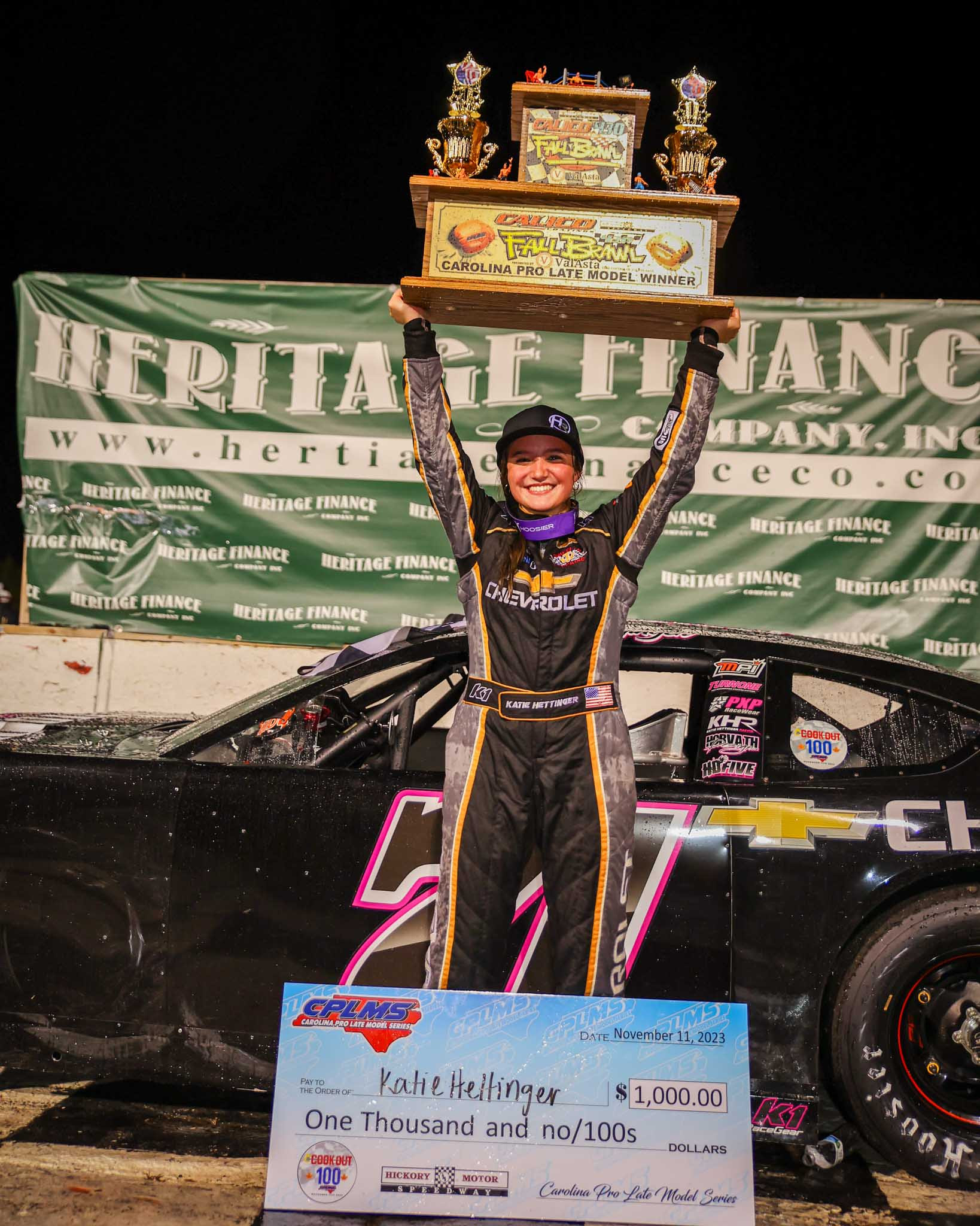 Katie Hettinger Scores First Carolina Pro Late Model Series Win ...