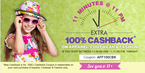 Get Extra 100% Cashback on Apparel, Footwear & Fashion