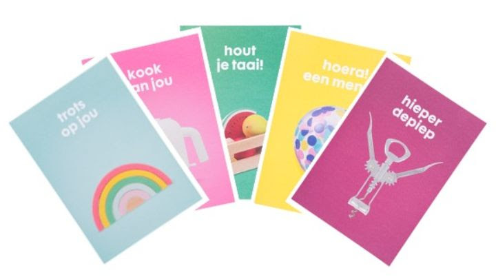 Vijf jarig bestaan HEMA klantenpas - limited edition kaarten