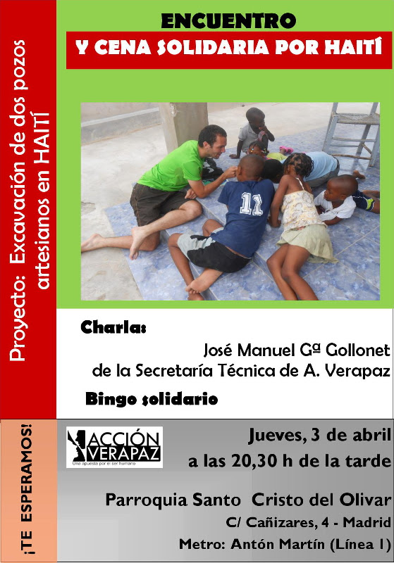 Cena solidaria 2014 Olivar