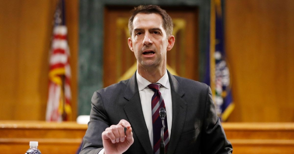 Tom Cotton Introduces Bill to Block Biden from Jailing Inmates Based on Their 'Gender Identity'