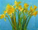 Febuary Dafodils,still life,oil on canvas,8x10.price$200 - Posted on Tuesday, February 10, 2015 by Joy Olney