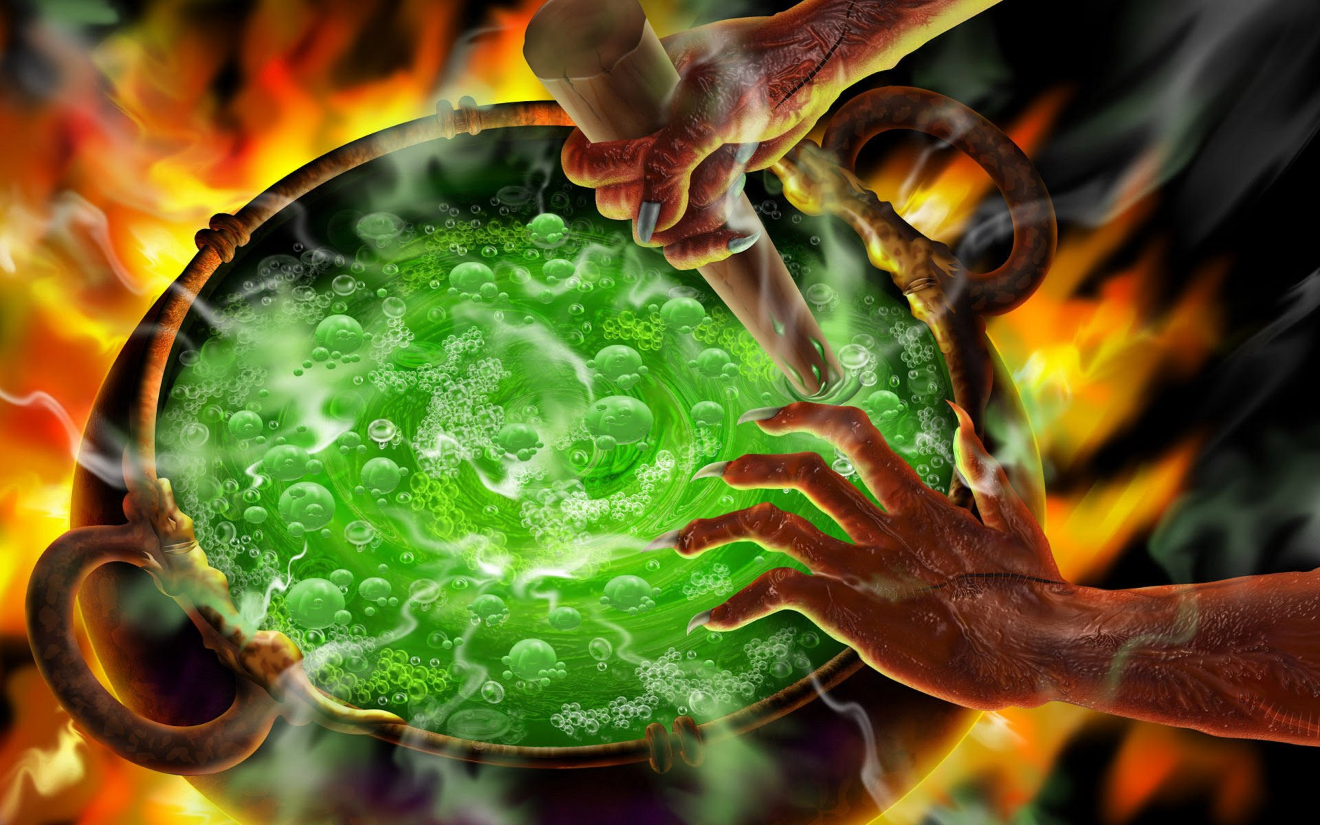 Free Download Halloween Witches wallpaper is a great wallpaper 1920x1200