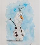 Original Watercolor Painting- "Olaf" Disney Frozen Painting - Posted on Friday, December 5, 2014 by James Lagasse