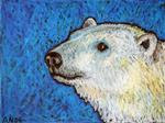 Polar Bear Portrait - Posted on Sunday, December 14, 2014 by Ande Hall
