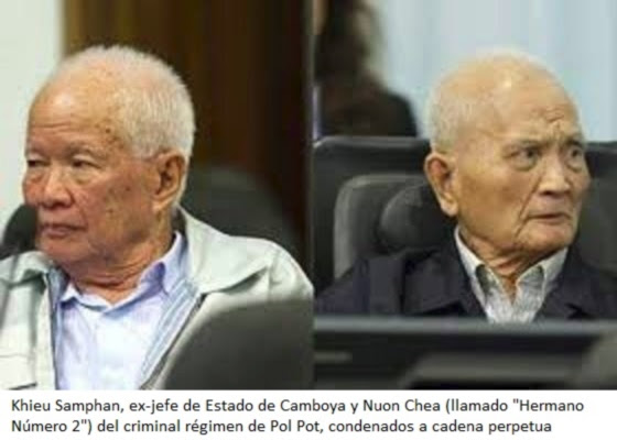 Khieu Samphan y Nuon Chea - Jemeres Rojos condenados a cadena perpetua (1)