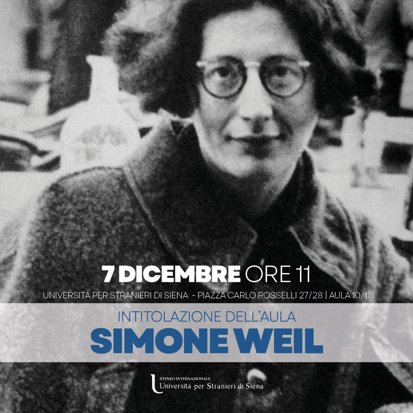 7/12/2023 - Intitolazione dell'aula Simone Weil