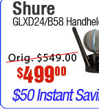 Shure GLXD24 B58