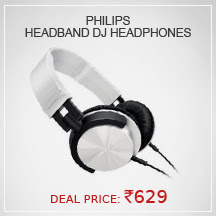 Philips SHL3000WT Headband DJ Headphones (White)