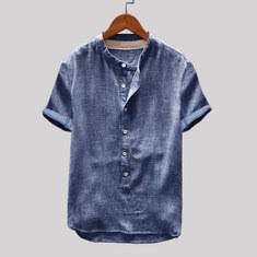 Mens Vintage Short Sleeve Loose Casual T-shirts