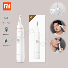 XIAOMI IPX5 Nose Hair Trimmer Eyebrow Clipper Sharp Blade Cordless Nasal Cleaner for Men