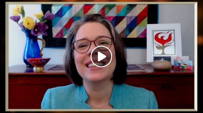 image - Screenshot of youtube video of Rev. Susan Frederick-Gray's holiday message for Unitarian Universalists
