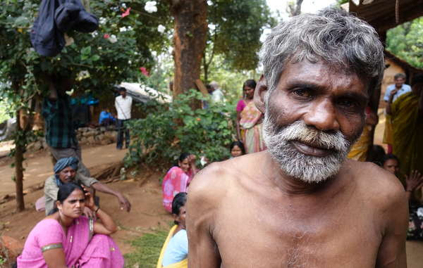 This Jenu Keruba man was shot by forest guards. Tribes like the Jenu Keruba face routine harassment, and illegal eviction from their ancestral home.