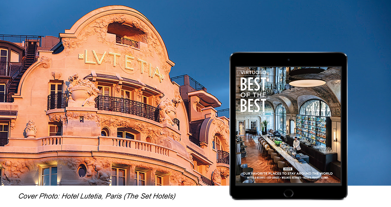 Photo of 2020 Best of the Best cover, featuring Bar Joséphine at Hotel Lutetia, Paris.
