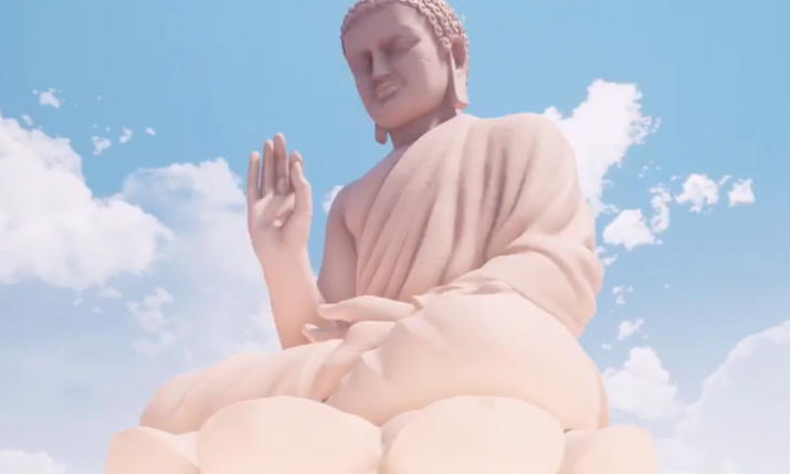 Artist’s impression of the planned Buddha statue