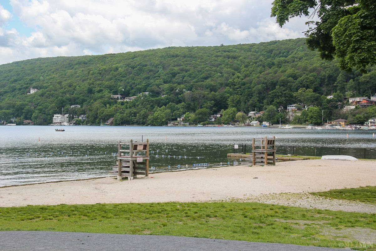 Morahan park includes a small sandy beach on the shores of greenwood lake. Thomas P. Morahan Park See Swim