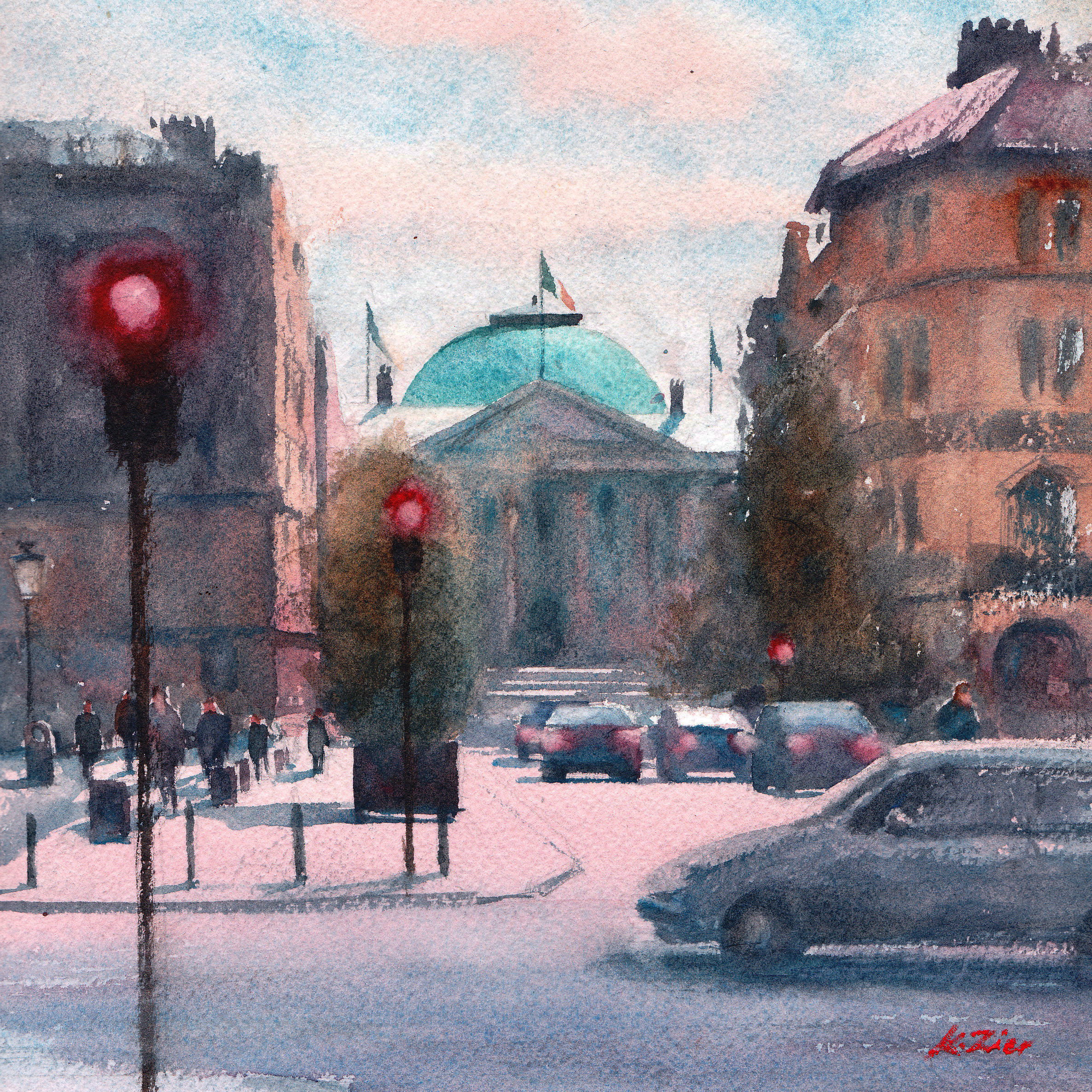 Workshop | Street Scenes in Watercolour with Kasper Zier at the Schoolhouse for Art