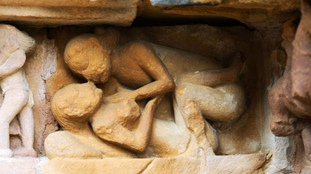 A closer inspection of the temple's sculptures (Credit: Credit: Indian Photography/Getty)