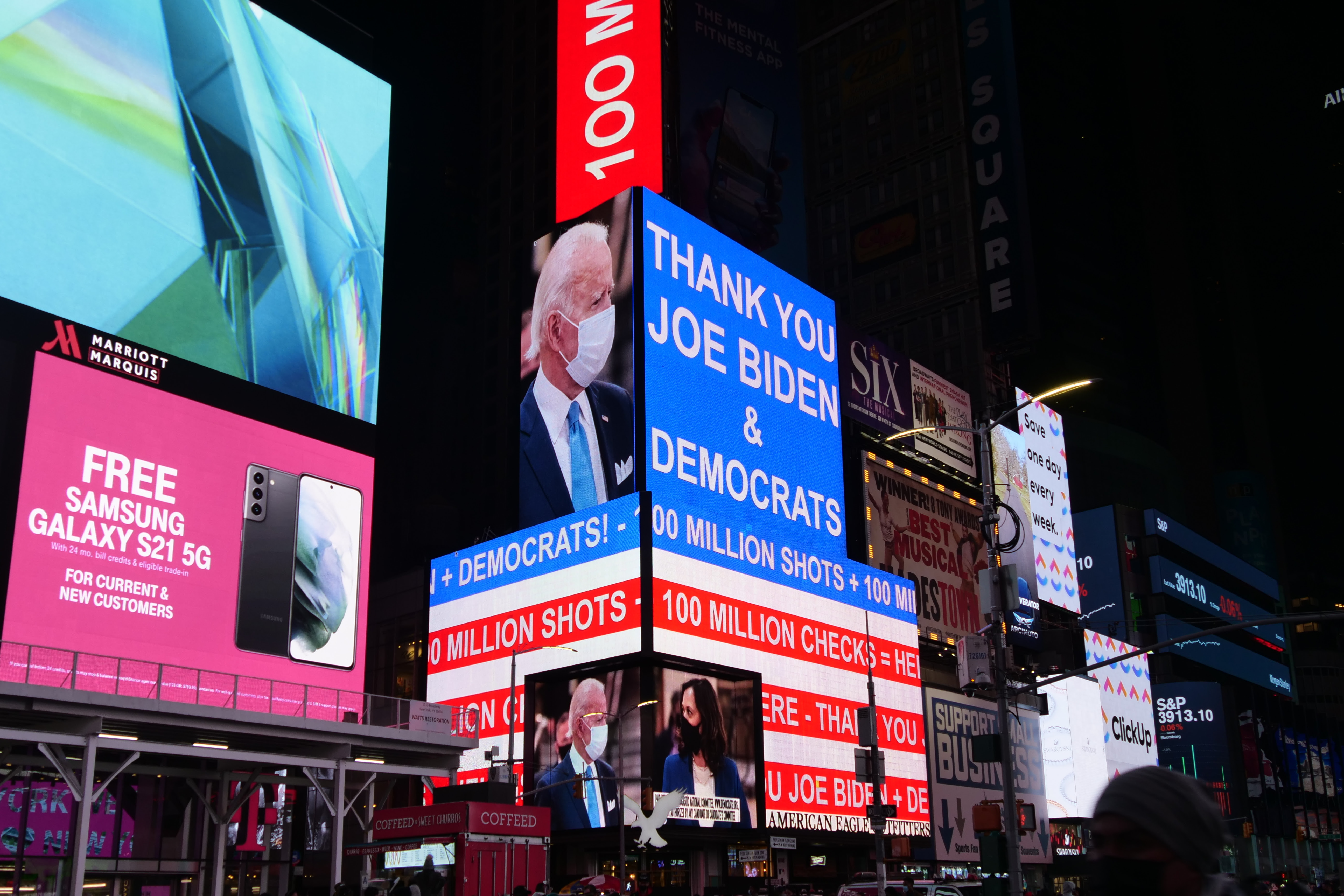 Thank you Joe Biden & Democrats!