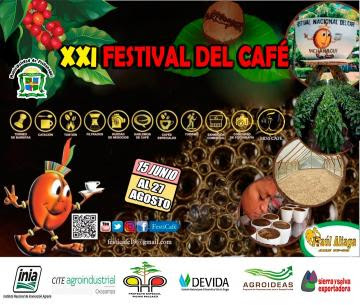 Se viene el XXI Festival Nacional del Café-Pichanaqui 2021