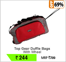 Top Gear Duffle Bags With Wheel
