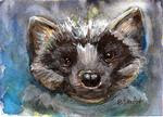 5x7 Pine Marten Animal Painting Watercolor, Pen and Ink by Penny Lee StewArt - Posted on Thursday, January 15, 2015 by Penny Lee StewArt