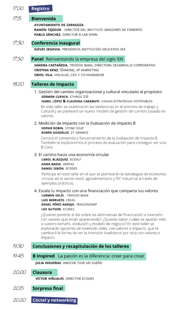 Programa B Good day