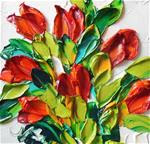 Tulips on White - Posted on Friday, March 20, 2015 by Jan Ironside