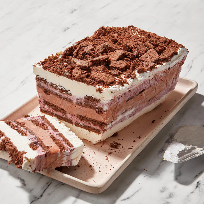 Blackberry and Chocolate Ice Cream Icebox Cake