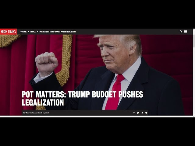 Trump Budget Pushes States To Legalize Marijuana Sddefault