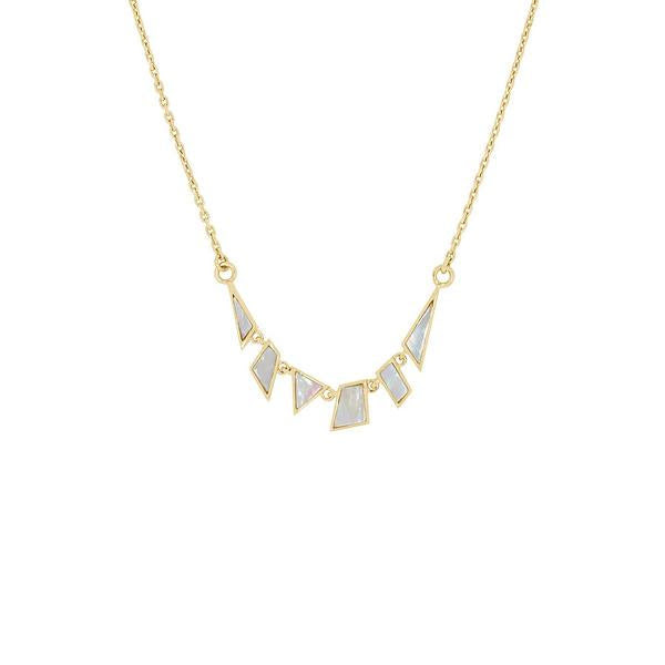 Tesserae Mother Of Pearl Mini Necklace