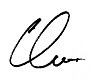 Clarence's Signature