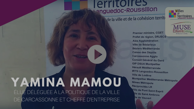Yamina Mamou - Elue municipale déléguée à la politique de la ville de Carcassonne #polville #dévéco